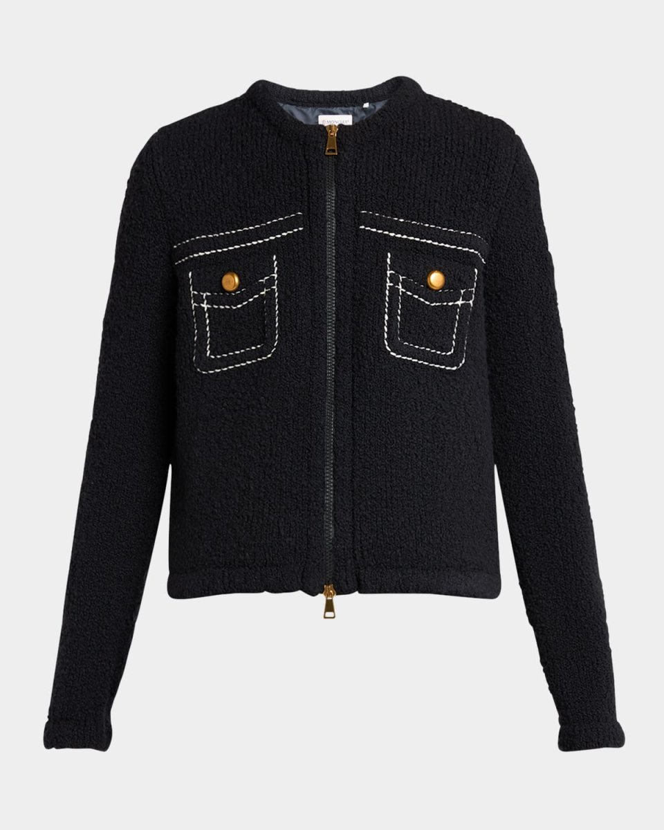 Comfort Wool Zip Cardigan